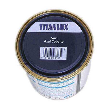 ESMALTE TITANLUX 750 ML. 542 001 AZUL COBA LTD. O