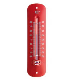 Termometro Metal Rojo...