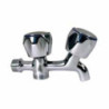 GRIFO LAVADORA DOBLE VOLANTE METAL CR. 1/2 BL