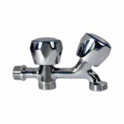 GRIFO LAVADORA DOBLE ROSCA VOLANTE METAL CR.(BL.)