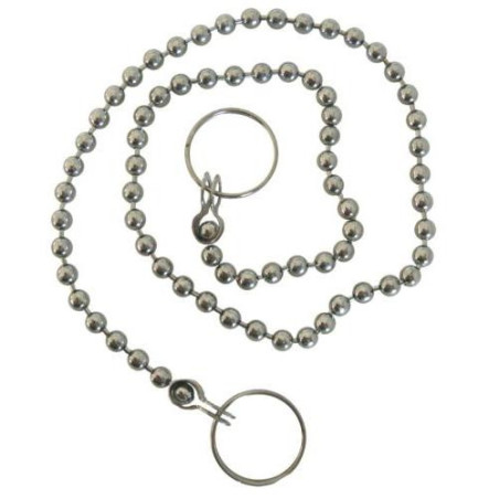 CADENA BOLAS MONT. FREGADERO BAÑERA 45CM.BL B60045