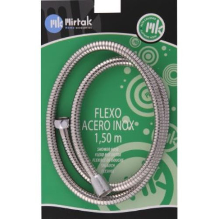 FLEXO DUCHA ACERO INOX. T-C 1,75 M. (BL.) B55103