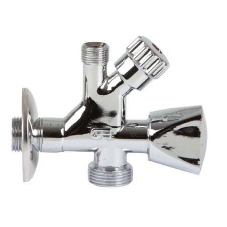 VALVULA MIXTA LATON M/DOBLE SALIDA MM 1/2'/3/4'3/8