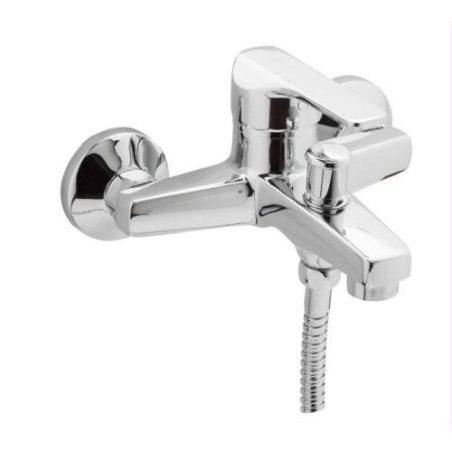GRIFO K8 DE BAÑO MONOMANDO CROMADO CON KIT