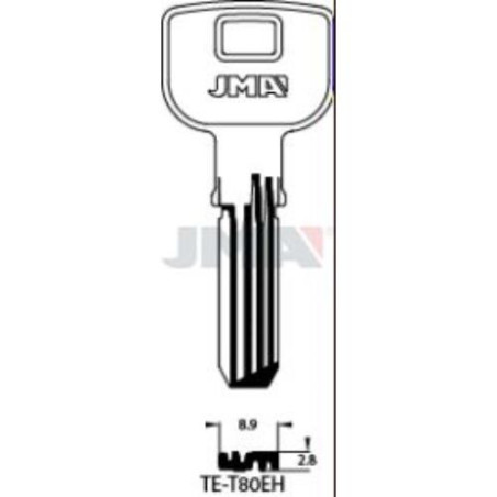 LLAVES JMA ALPACA SEGURIDAD TE-80EH