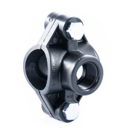 COLLARIN FITTING Ø20 H 1/2", 2 TORNILLOS
