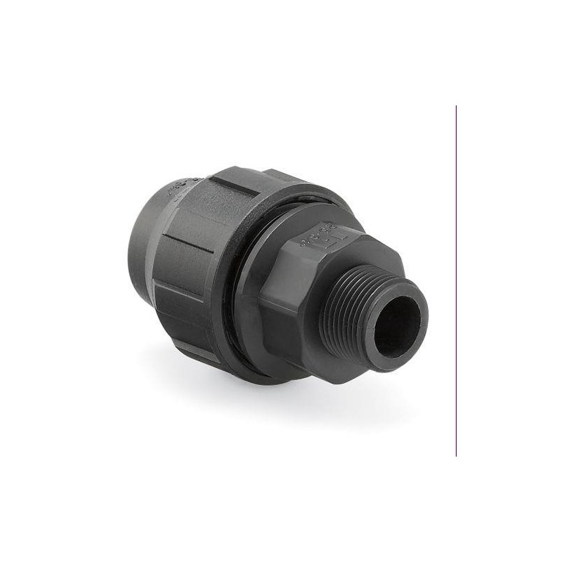 ENLACE MIXTO ROSCA MACHO PP PARA PE 20MM-1/2'