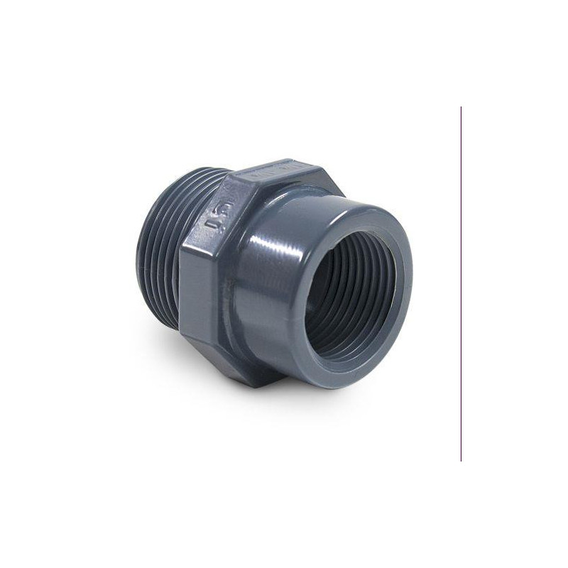 REDUCCION ROSCADA PVC M1'-H1/2' 9002473 REDUCCION ROSCADA PVC M1'-H1/2' 9002473