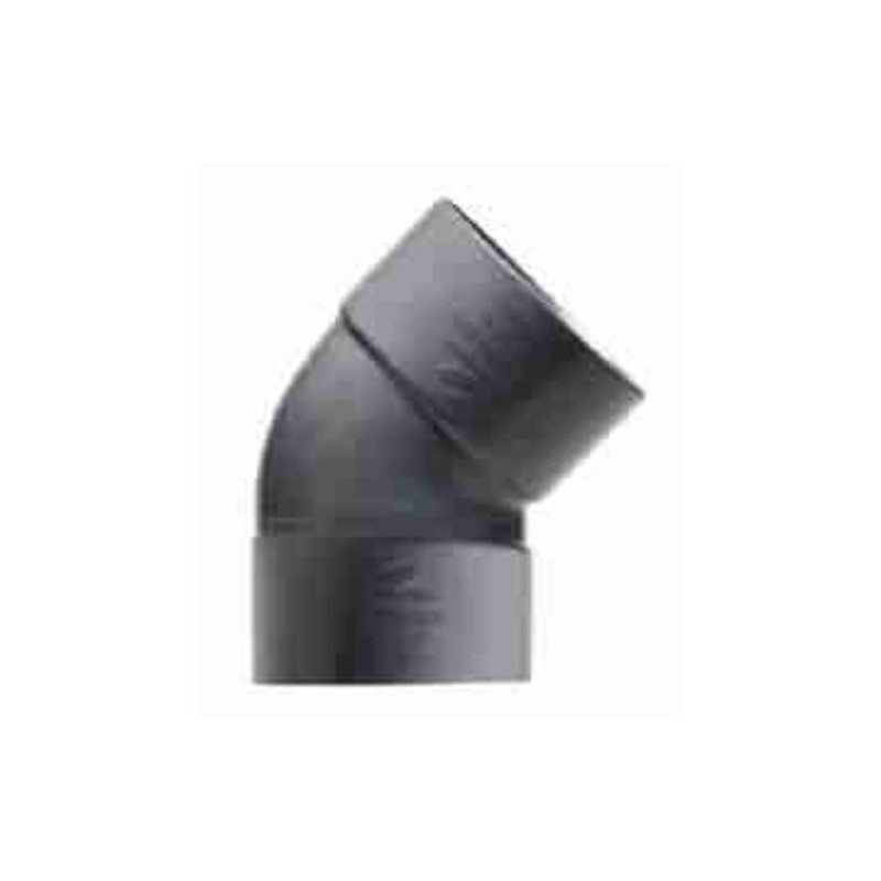 ENLACE CODO 45 MACHO PVC EVACUACION 50 MM