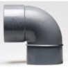 ENLACE CODO 90 MACHO HEMBRA PVC EVACUACION 32 MM