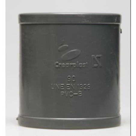 ENLACE RECTO PVC EVACUACION 40 MM