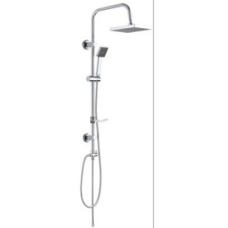 SET DUCHA SIN GRIFO INOX CON ROCIADOR SD31003