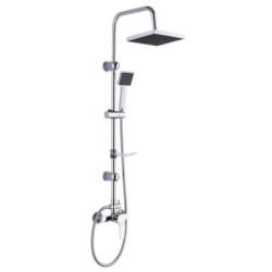 SET DUCHA C/GRIFO INOX C/ROCIADOR TINEO SD31014
