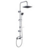 SET DUCHA C/GRIFO INOX C/ROCIADOR TINEO SD31014