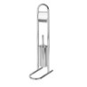 PORTAROLLO ESCOBILLERO SUELO METAL INOX 61579