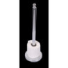PORTAROLLO RESERVA SUELO METAL INOX 61623