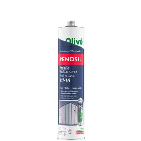 MASILLA DE POLIURETANO PU-16 BLANCO CARTUCHO 300ML