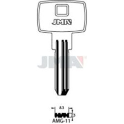 LLAVES JMA LATON SEGURIDAD AMG-11