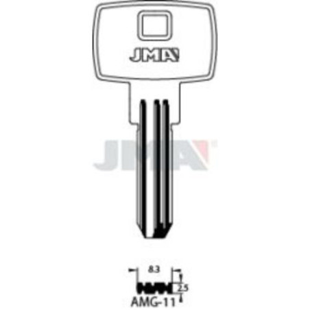 LLAVES JMA LATON SEGURIDAD AMG-11 LLAVES JMA LATON SEGURIDAD AMG-11