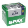 TORNILLO SPAX C/PL POZI BRICO. 3.0X16 C/300 UDS