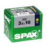 TORNILLO SPAX C/PL POZI BRICO. 3.5X16 C/300 UDS