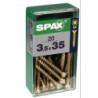 TORNILLO SPAX C/PL POZI BRICO. 3.5X35 C/20 UDS
