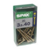 TORNILLO SPAX C/PL POZI BRICO. 3.5X40 C/20 UDS