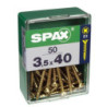 TORNILLO SPAX C/PL POZI BRICO. 3.5X40 C/50 UDS