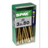 TORNILLO SPAX C/PL POZI BRICO. 3.5X50 C/20 UDS