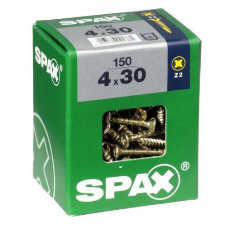 TORNILLO SPAX C/PL POZI BRICO. 4.0X30 C/150 UDS