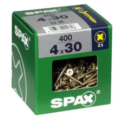 TORNILLO SPAX C/PL POZI BRICO. 4.0X30 C/400 UDS