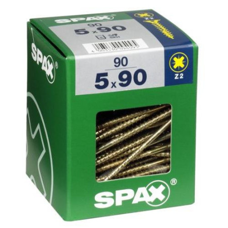 TORNILLO SPAX C/PL POZI BRICO. 4.0X40 C/400 UDS