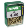 TORNILLO SPAX C/PL POZI BRICO. 4.0X40 C/40 UDS