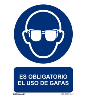 SeÑal Uso Obligatorio Gafas