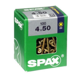 TORNILLO SPAX C/PL POZI BRICO. 4.0X50 C/100 UDS