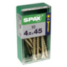 TORNILLO SPAX C/PL POZI BRICO. 4.5X45 C/10 UDS