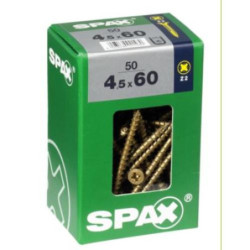 TORNILLO SPAX C/PL POZI BRICO. 4.5X60 C/50 UDS