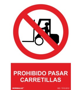 SeÑal Prohibido Carretillas