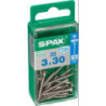 TORNILLO SPAX C/PL TORX INOX. 3.0X30 C/25 UDS