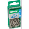 TORNILLO SPAX C/PL TORX INOX. 4.0X30 C/25 UDS