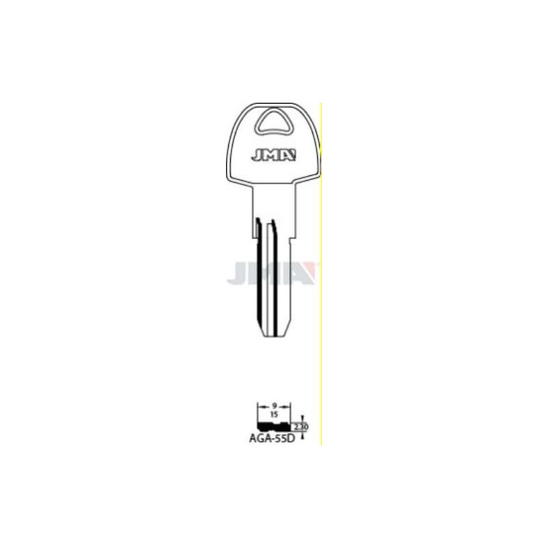 LLAVES JMA ALPACA SEGURIDAD AGA-55D