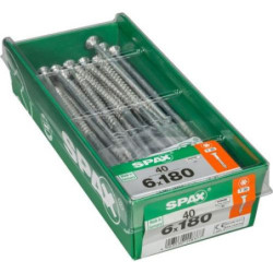 TORNILLO SPAX C/PL TORX WIROX 6.0X180 C/40 UDS