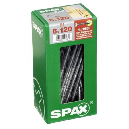 TORN. SPAX C/ARAN.TORX 6.0X120 WIROX C/24 UDS