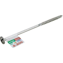 TORN. SPAX C/ARAN.TORX 8.0X220 WIROX 1 UNIDAD