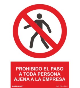 SeÑal Prohibido El Paso...