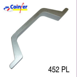ASA ALUMINIO PARA CORREDERA PLATA 452