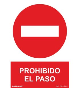 SeÑal Prohibido El Paso