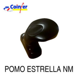 JUEGO POMO MANILLA ESTRELLA COLOR NEGRO 3296