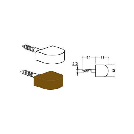 SOPORTE ESTANTE 10 MARRON (CENT.) SOPORTE ESTANTE 10 MARRON (CENT.)