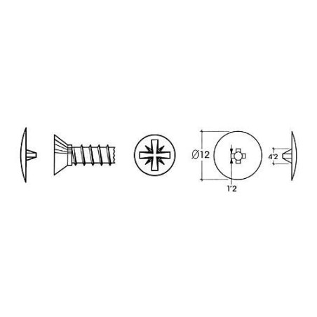 TAPA PARA TORNILLO ABC-SPAX 52 MARRON (CENT.)